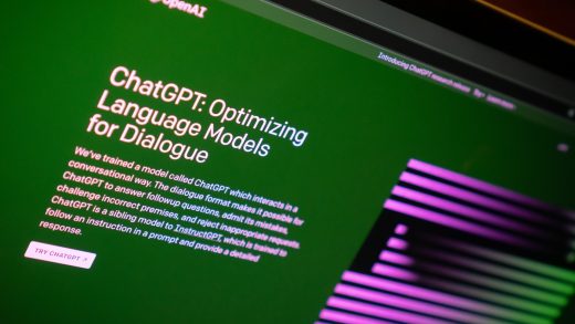 a computer screen with a text description on it